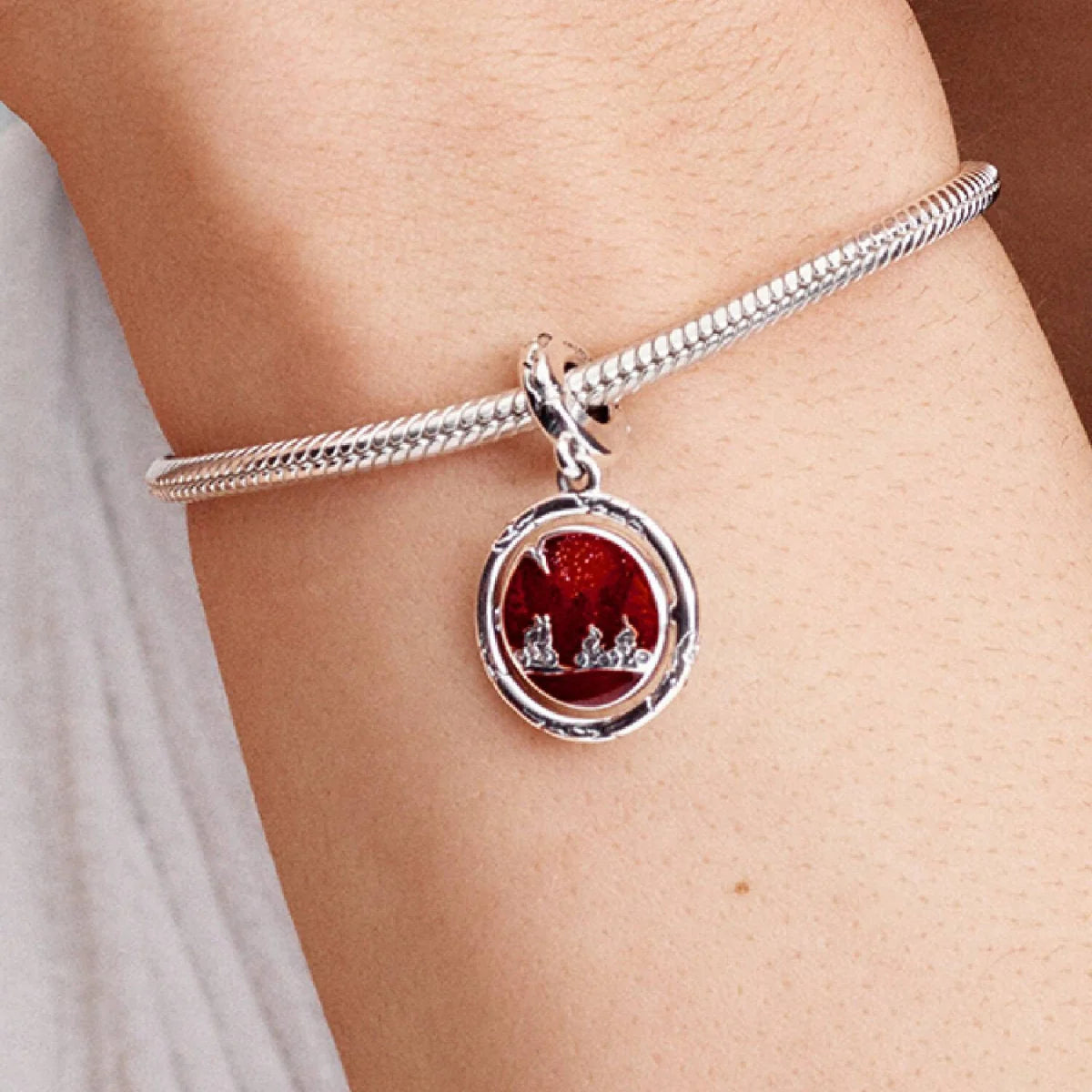 Upside Down Glow in the Dark Charm