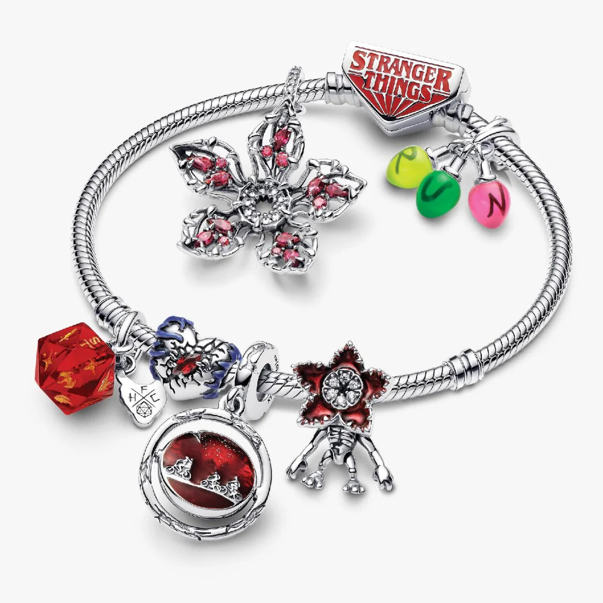 Stranger Charms and Bracelet